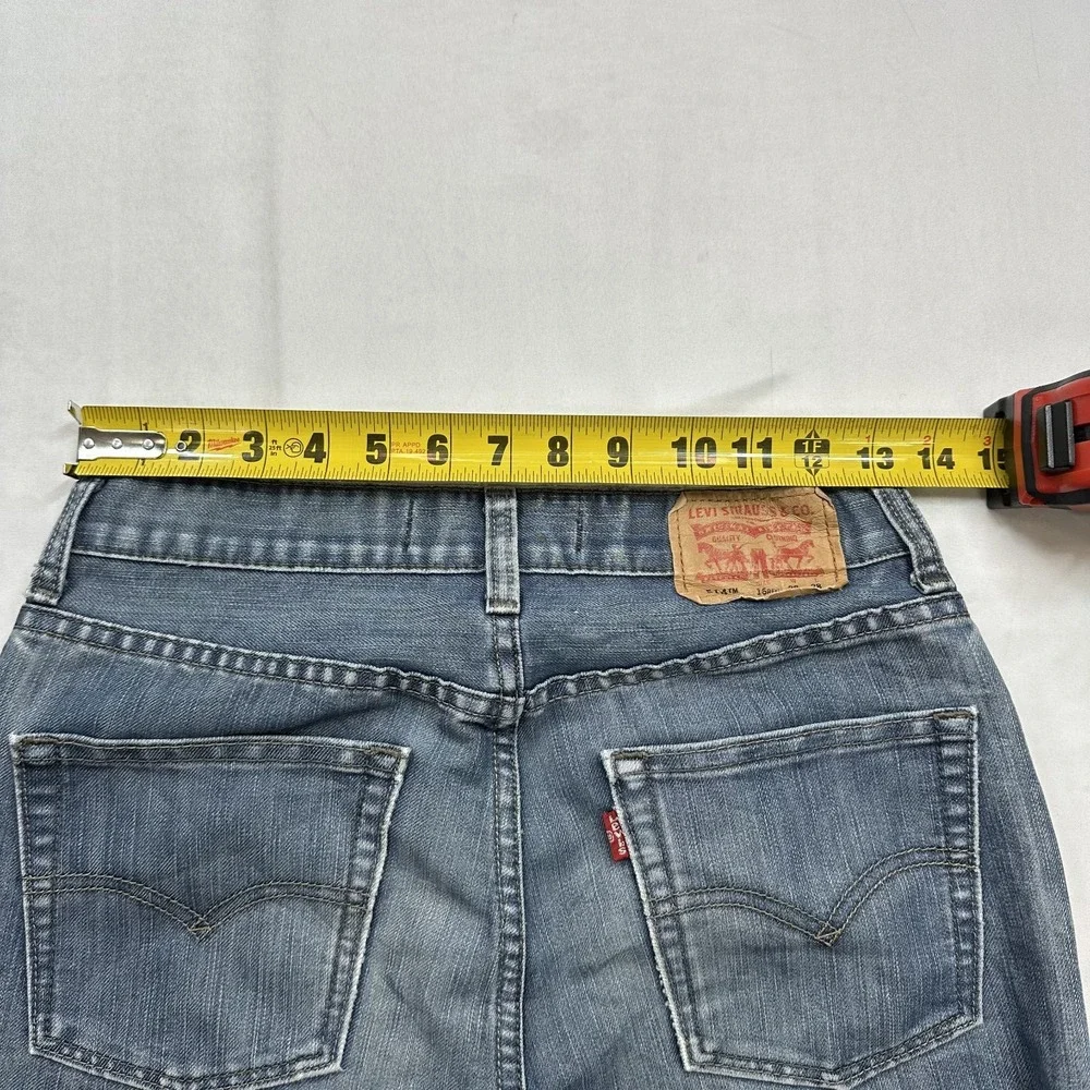 Levi's 514 Men's‎ Straight Fit Jeans Casual Work Wear Classic Blue Denim 28x28